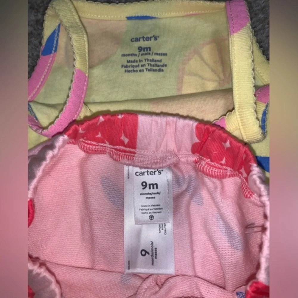 Fruity Baby Onesie & Shorts Set 9 month size - Picture 3 of 4